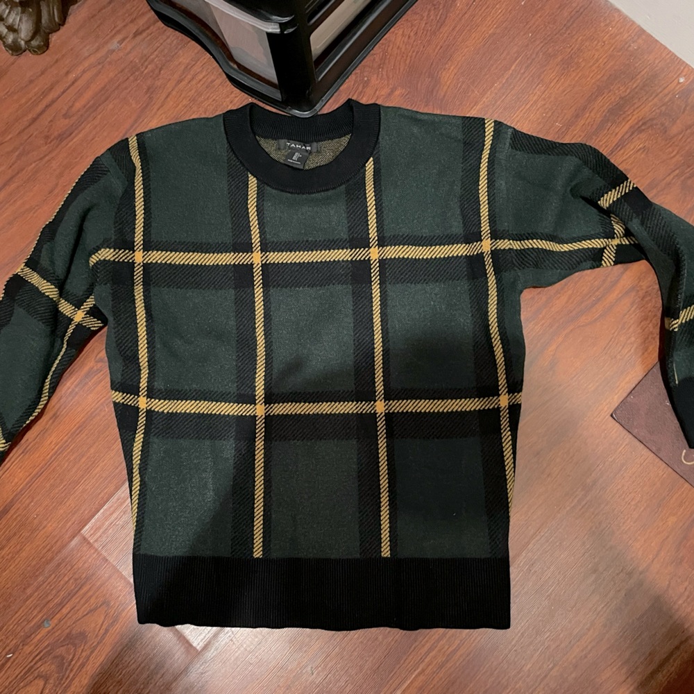 Plaid sweater